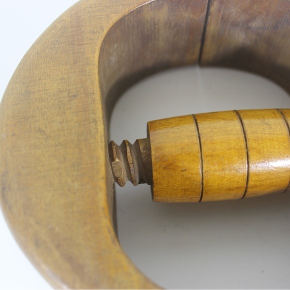 Vintage or antique wood hat stretcher mold millinery display store, wall art - Picture 10 of 10